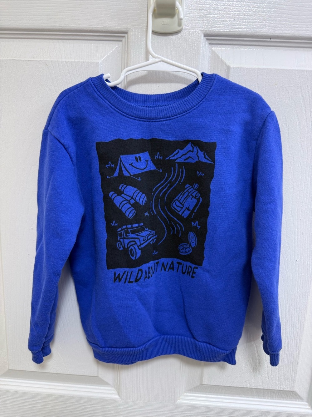 Garanimals Blue 'Wild About Nature' Graphic Sweatshirt, Size 5T